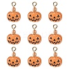 10Pcs Halloween Theme Transparent Resin Charms RESI-CJ0002-93-1