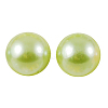 ABS Plastic Imitation Pearl Cabochons SACR-S738-8mm-Z18-1