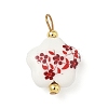Handmade Printed Porcelain Pendants PALLOY-JF04401-02-3