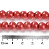 Baking Paint Pearlized Glass Pearl Round Bead Strands LS-HY-XCP0001-13C-5