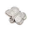 Non-Tarnish 304 Stainless Steel Pendants STAS-A066-20P-4