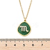 304 Stainless Steel Micro Pave Cubic Zirconia constellation Pendant Necklaces NJEW-R021-01G-06-5