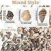 150G 5 Styles Natural Mixed Shell Beads SSHEL-SC0001-50-2