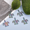 CHGCRAFT Plated Alloy Pendants FIND-CA0008-28-4