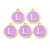 Golden Plated Alloy Enamel Charms LS-X-ENAM-S118-10L-2
