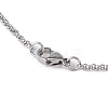 Tarnish Resistant Rolo Chain Necklace for Men LS-NJEW-F027-14-2mm-2