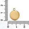 Hammered 304 Stainless Steel Pendants STAS-H233-15G-3