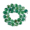 Natural Green Onyx Agate(Dyed & Heated) Beads Strands G-N342-05-3