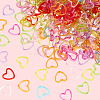 300Pcs Transparent Acrylic Bead Frames TACR-SP0001-31-6