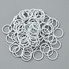 100Pcs Baking Paint Zinc Alloy Open Jump Rings FIND-WH0032-85B-03-1