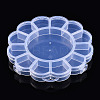 Transparent Plastic Bead Containers CON-YW0001-12-1-2