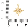 Brass Pave Clear Cubic Zirconia Pendants LS-KK-V016-19G-3