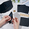 24Pcs Square Self-Adhesive PET Carpet Non-Slip Mat AJEW-BC0009-78-3