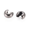 Iron Crimp Beads Covers LS-IFIN-H028-NFB-NF-2