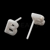 Hypoallergenic Bioceramics Zirconia Ceramic Stud Earrings EJEW-F340-04B-2