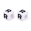 Opaque Acrylic Beads SACR-N020-04A-R-3