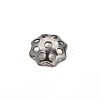 Tarnish Resistant Multi-Petal Flower 304 Stainless Steel Bead Caps LS-STAS-E103-12A-1