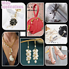 40Pcs 4 Styles Natural Cultured Freshwater Pearl Rice Charms PALLOY-GA00038-6