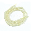 Dyed Natural Malaysia Jade Rondelle Beads Strands X-G-E316-2x4mm-51-2