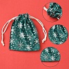 12Pcs 12 Styles Hot Stamping Christmas Velvet Storage Bags ABAG-FS0001-02-3