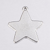 Tibetan Style Alloy Stamping Blank Tag Pendants LS-X-EA085Y-NF-3