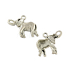 Tibetan Style Alloy Elephant Pendants TIBEP-Q043-269-RS-1