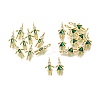 Brass Micro Pave Cubic Zirconia Pendants KK-D339-02G-05-2
