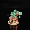 Natural Green Aventurine Chips Tree Decorations PW-WG17726-02-1