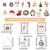 30Pcs 15 Style Alloy Enamel Pendants PALLOY-SC0003-94-2