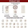 200Pcs 20 Patterns Cotton Sewing Labels FIND-NB0001-44-7