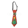 Chistmas Theme Non-woven Fabrics Necktie LS-AJEW-L092-A01-1