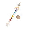 7 Chakra Gemstone Beaded Pendant Decorations HJEW-JM00797-3