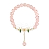 Glass Bead Charm Bracelets BJEW-YW00007-02-1