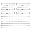 201 Stainless Steel Hanging Tag Chains STAS-N119-02B-P-1