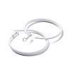 Alloy Big Hoop Earrings for Women EJEW-M201-01F-2