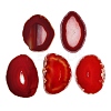 Dyed & Heated Natural Agate Slice Cabochons GG-CBAAF67-01H-1