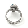 304 Stainless Steel Open Cuff Rings STAS-Z060-02P-4