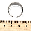 304 Stainless Steel Cuff Open Rings LS-RJEW-S628-11P-3
