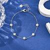 304 Stainless Steel Link Bracelets BJEW-A047-01P-01-2