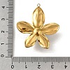 304 Stainless Steel Pendants STAS-V006-01G-05-3