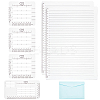 1 Set PET Plastic Greeting Card Templates DIY-PH0021-25-1