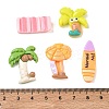Summer Tropical Theme Opaque Resin Cabochons RE-CBAE4BE-02-3
