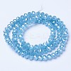 Electroplate Glass Beads Strands EGLA-A034-J3mm-A06-2