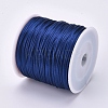 Round Nylon Satin Rattail Cord NWIR-WH0009-15A-10-2