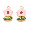 Eco-Friendly Zinc Alloy  Pendants ENAM-R051-12-03G-NR-2
