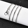 1.2MM 304 Stainless Steel Snake Chain Necklaces for Women Men STAS-V011-04B-P-3