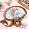 Handmade Weaving Cotton Waist Chain Belts for Women Ladies Dress AJEW-WH20017-73C-3