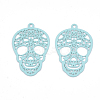430 Stainless Steel Filigree Pendants STAS-S108-23C-2