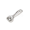 Brass Pave Clear Cubic Zirconia Pendants LS-KK-L238-10P-2