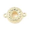 Brass Textured Connector Charms LS-KK-M326-12G-1